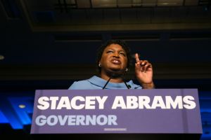 Georgia Democratic Gubernatorial Candidate Stacey Abrams Holds Election Night Event In Atlanta