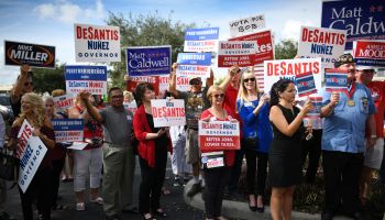 Florida Gubernatorial Candidate Ron DeSantis Campaigns With Sen. Marco Rubo