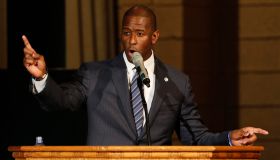 Andrew Gillum Attends Church Event To Advocate For Election Recount