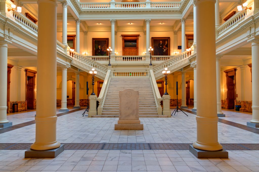 North Atrium in the Georgia State Capitol