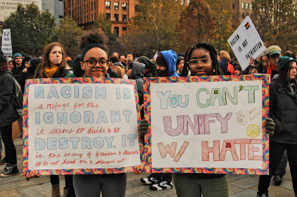 Philadelphians Rally Strong Against Far Right Extremists Groups Rallying