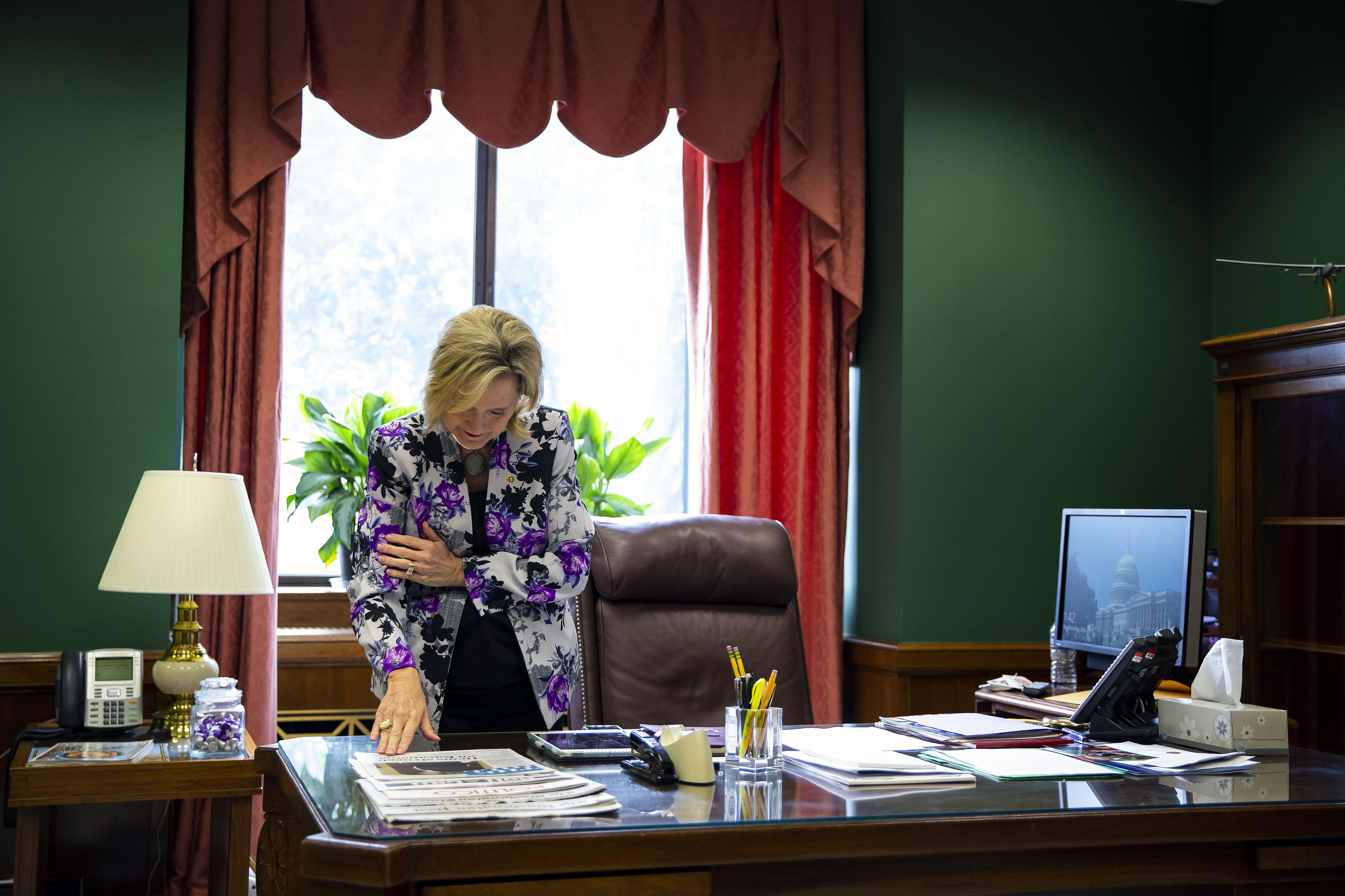 Supreme Court Nominee Brett Kavanaugh Meets With Sen. Hyde-Smith At The Capitol