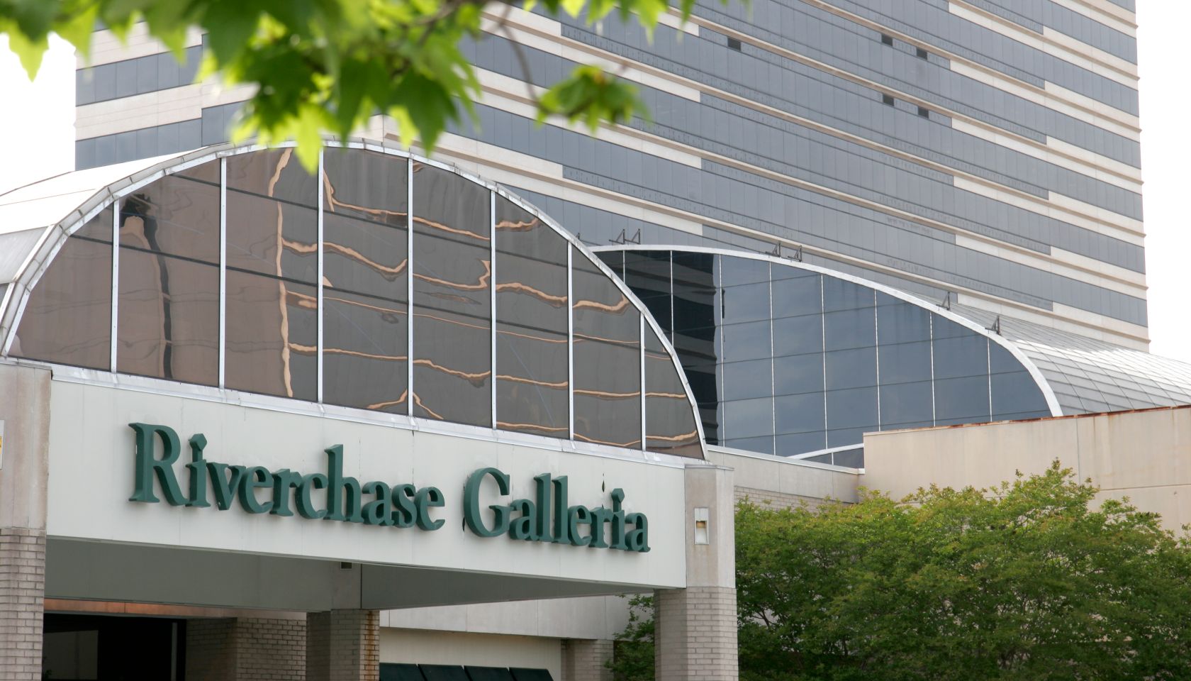 The entrance to Riverchase Galleria Mall.