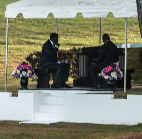 Kim Porter's funeral