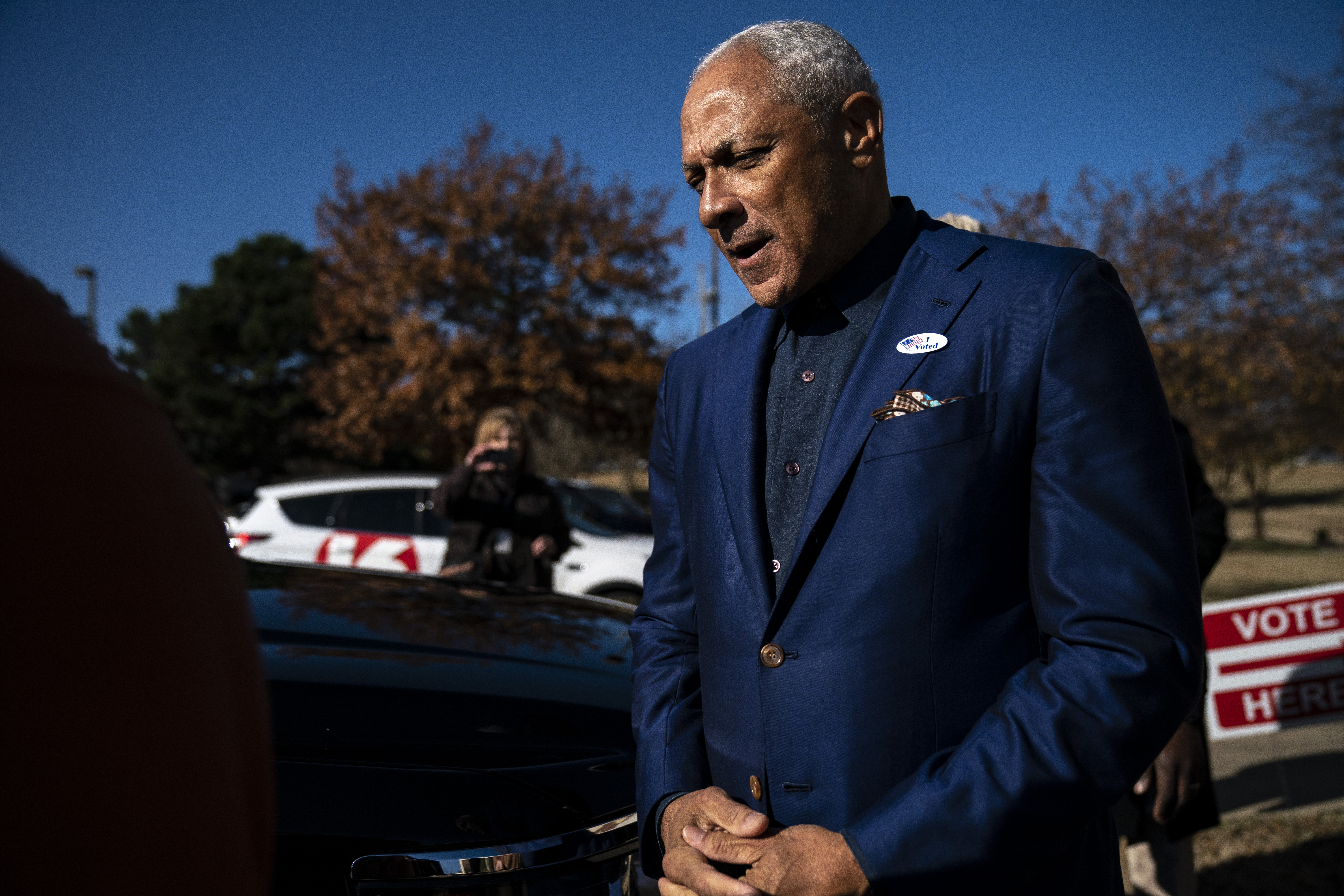 Democratic Candidate Mike Espy Votes In Mississippi Runoff Senate Election
