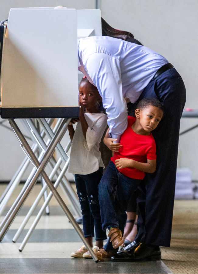 FL Gubernatorial Candidate Andrew Gillum Casts His Vote In Midterm Election