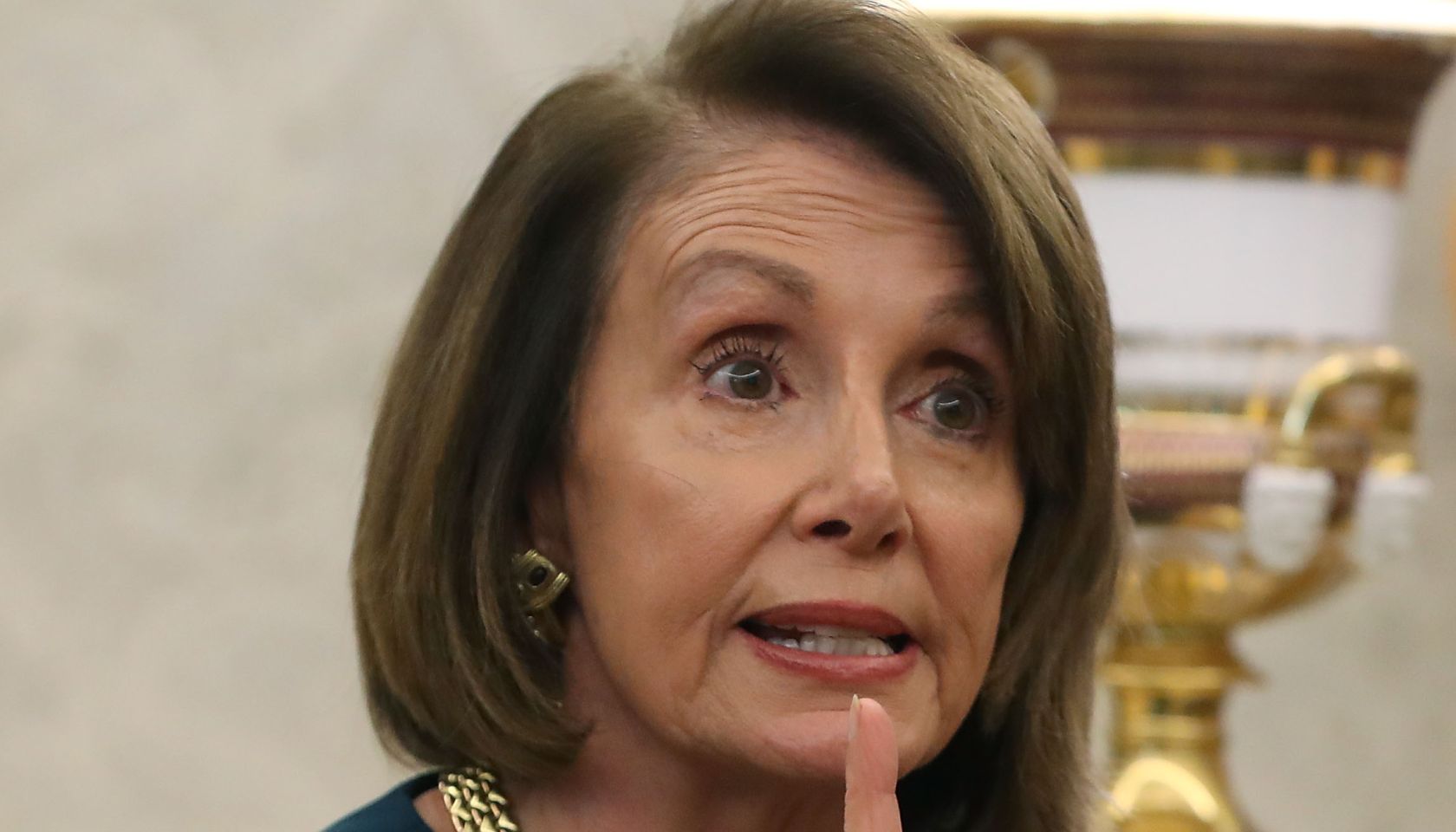 President Trump Meets With Nancy Pelosi And Chuck Schumer At White House