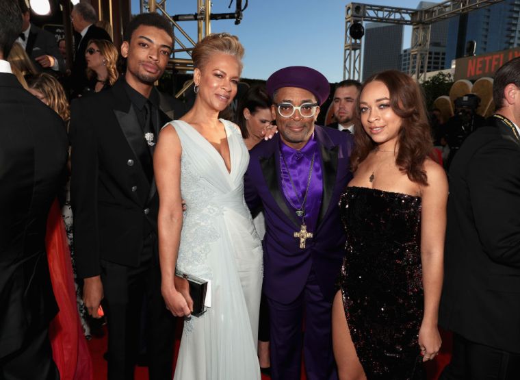 Jackson Lee, Tonya Lewis Lee, Spike Lee and Satchel Lee