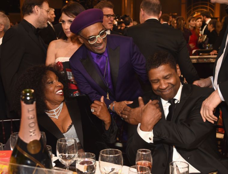 Pauletta Washinton, Spike Lee and Denzel Washington