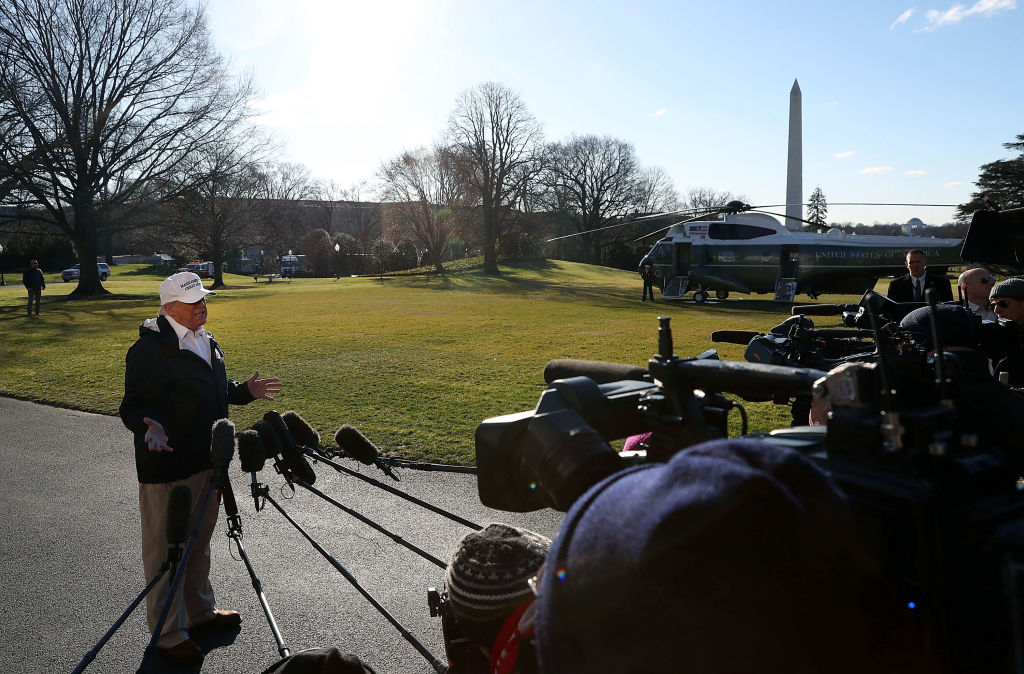 President Trump Departs The White House En Route To Texas For Visit To Border With Mexico