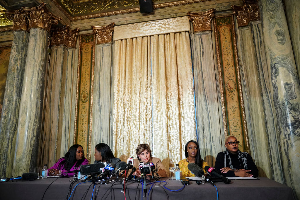Attorney Gloria Allred Holds A Press Conf. With Alleged R. Kelly Abuse Victim