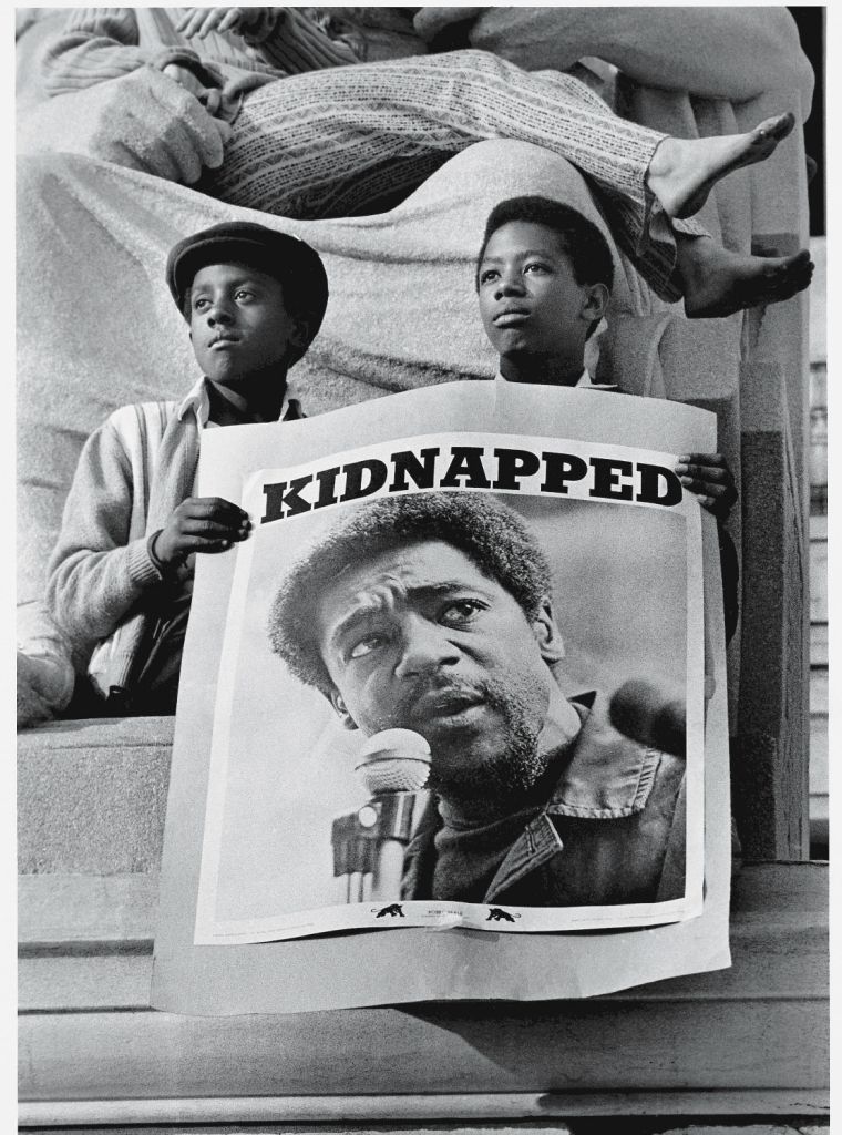 'Kidnapped' Poster At Black Panther Rally
