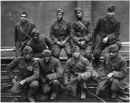 African Americans of the 369th, 15th New York who won the Croix de Guerre for Gallantry