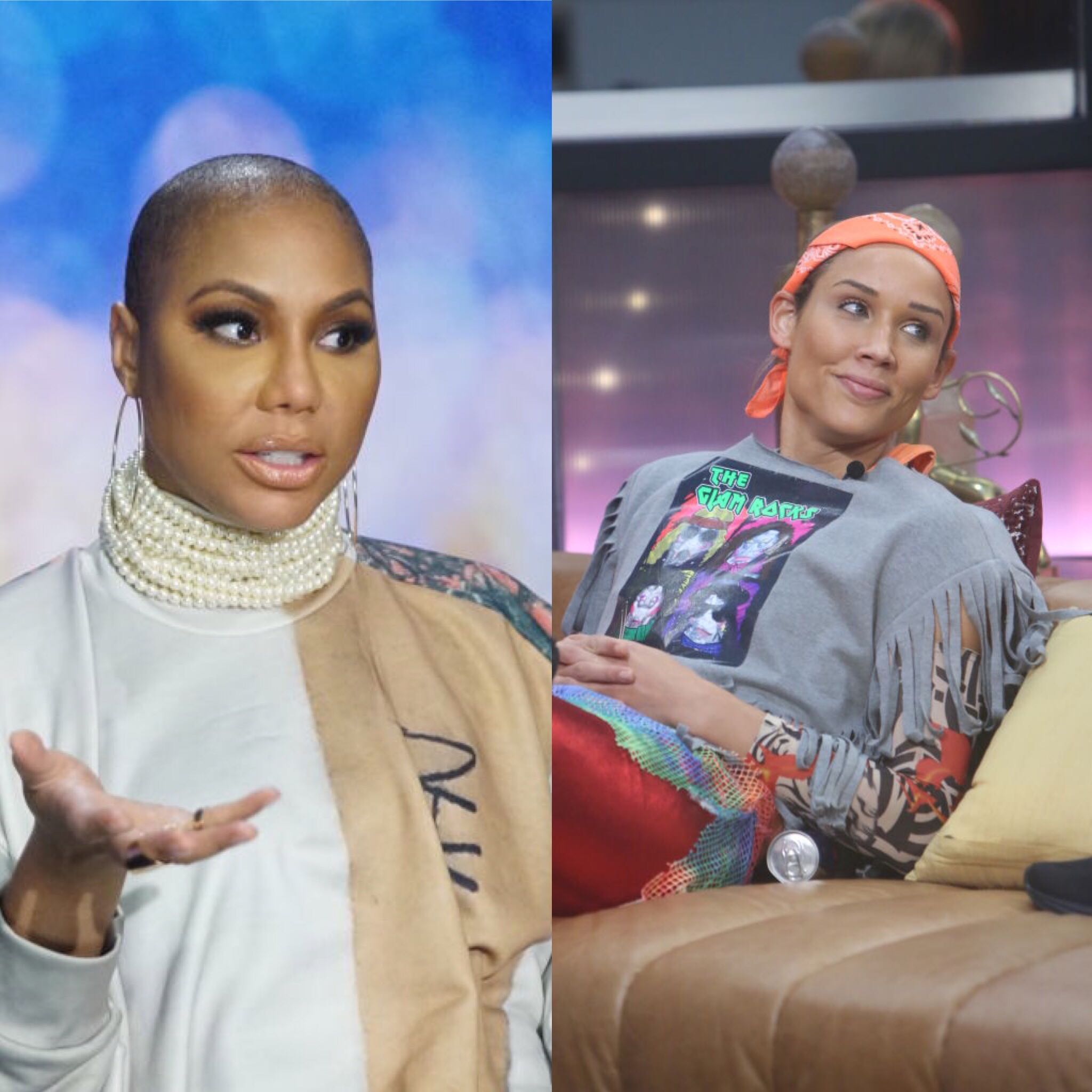 Tamar Braxton and Lolo Jones