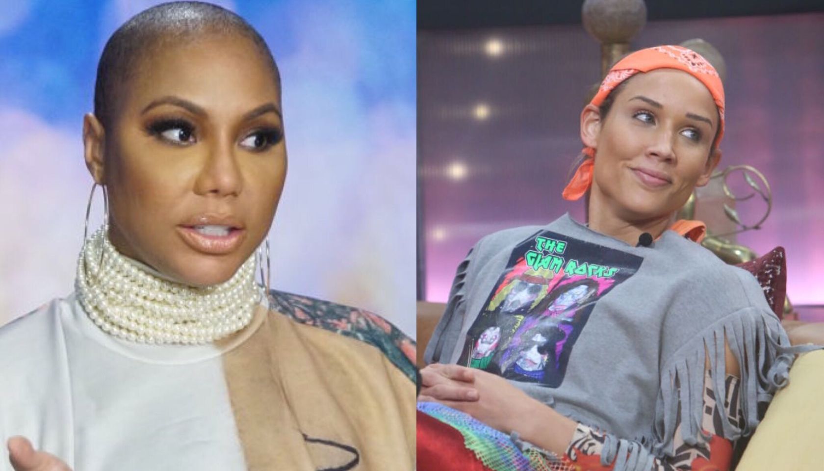 Tamar Braxton and Lolo Jones