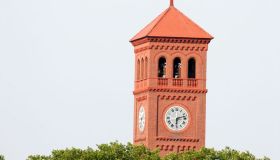 Hampton University clock tower.