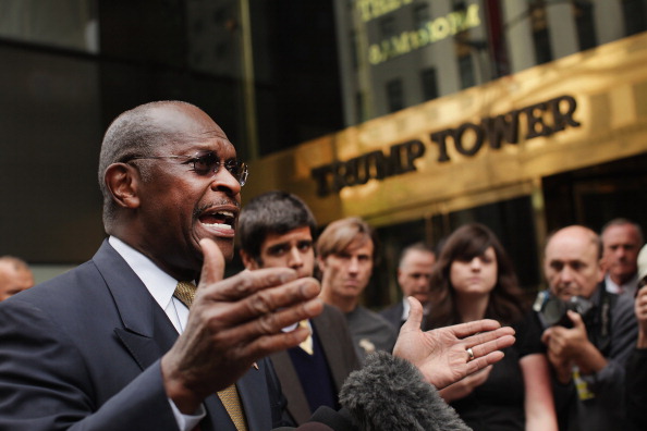 Herman Cain Meets With Donald Trump In New York