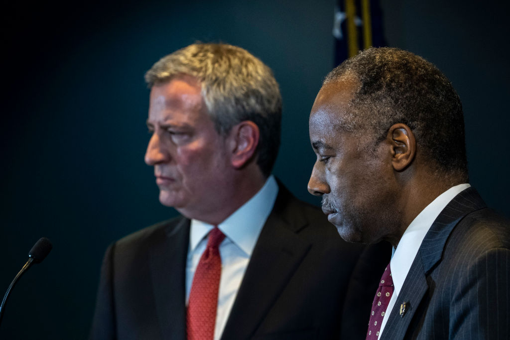 Secretary Of Housing And Urban Development Ben Carson Makes Announcement Regarding The New York City Housing Authority