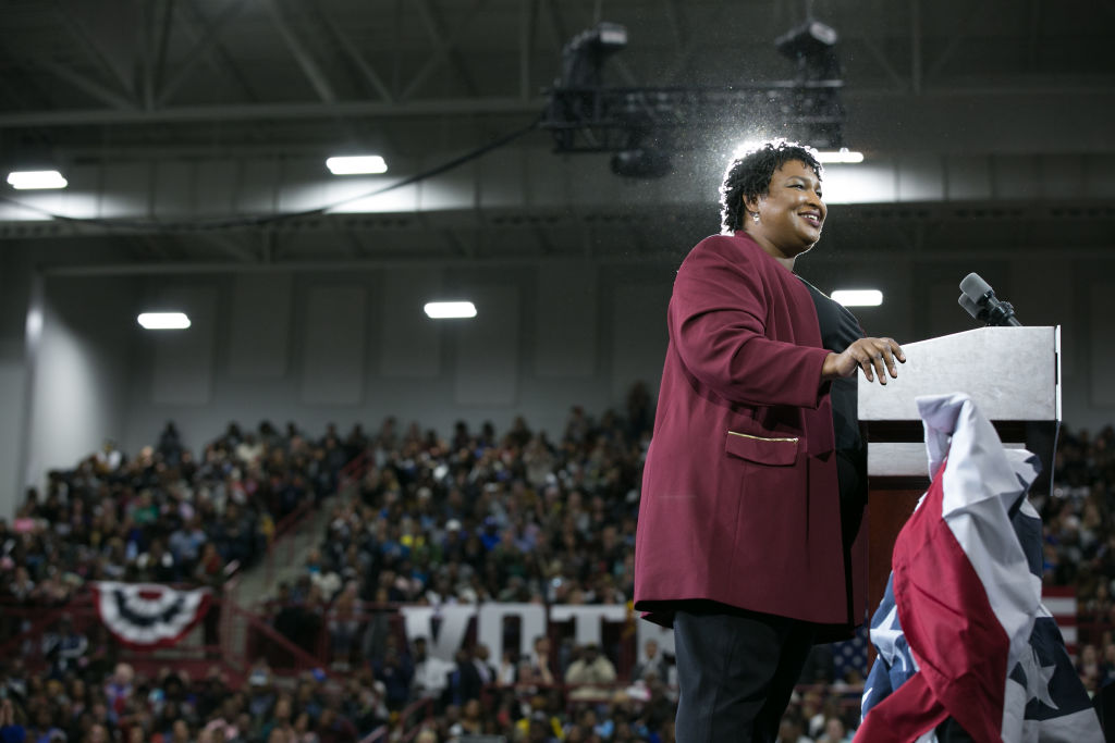 President Obama Campaigns In Atlanta For Georgia Gubernatorial Candidate Stacy Abrams And Georgia Democrats On The Ballot