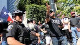 Alt Right Group Patriot Prayer Hold Rally In Seattle