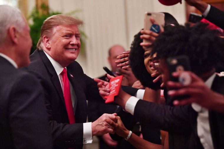 Trump takes his victory lap