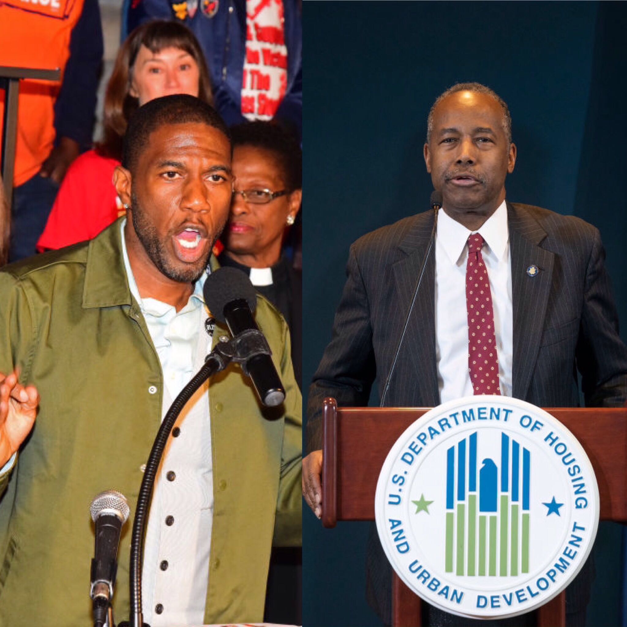 Jumaane Williams and Ben Carson