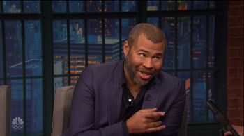 Jordan Peele during an appearance on NBC's 'Late Night with Seth Meyers.'