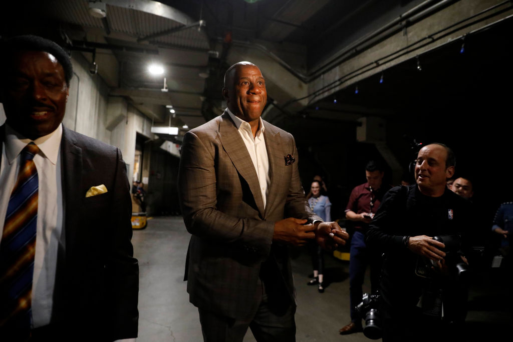 Earvin 'Magic' Johnson Steps Down As Lakers President Of Basketball Operations