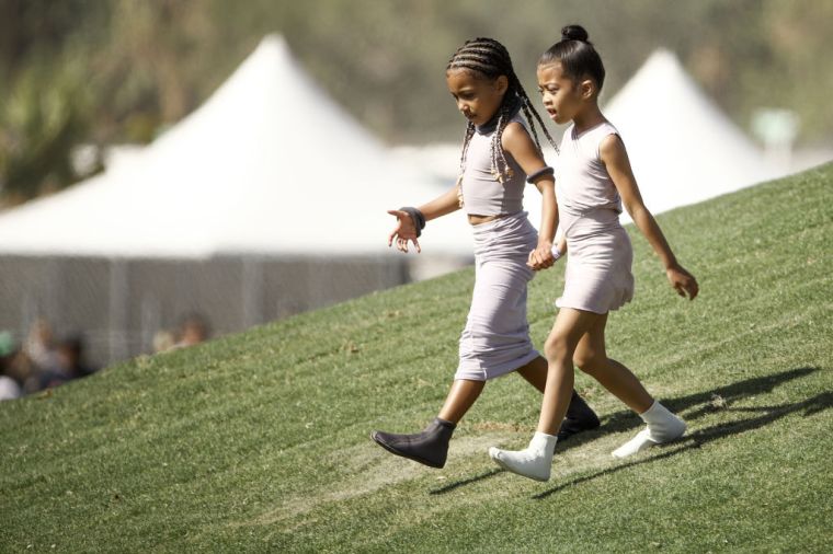North West (L) and Ryan Romulus