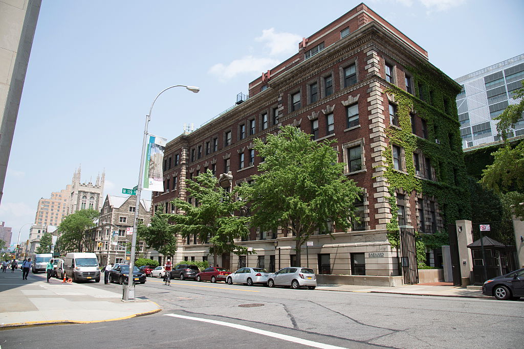 Barnard College building on the Upper West Side NYC A women's college