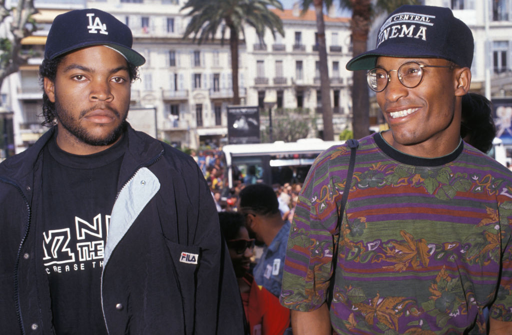 Ice Cube et John Singleton à Cannes