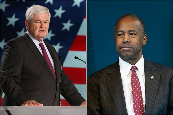 Newt Gingrich and Ben Carson