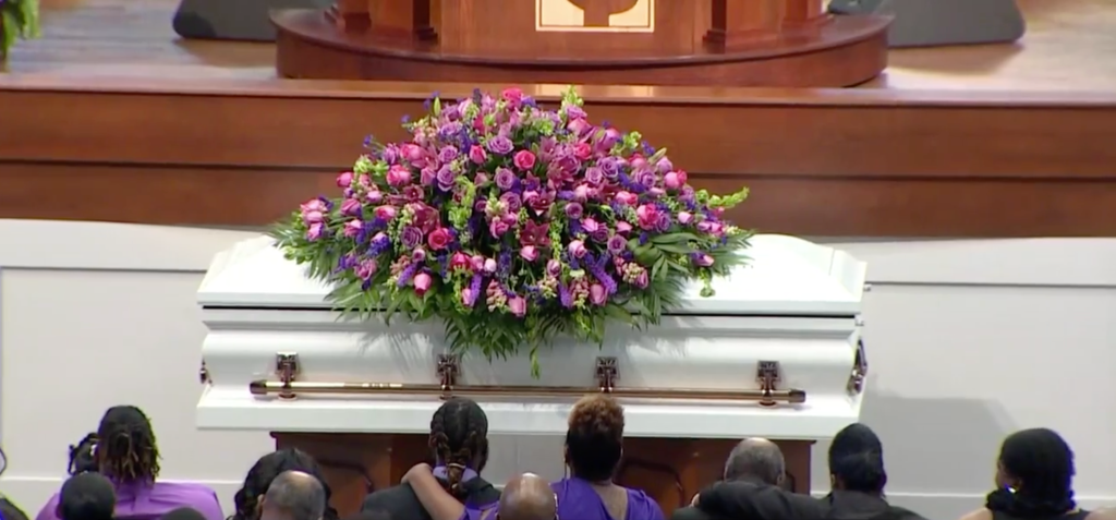 Pamela Turner's funeral at Lilly Grove Baptist Church in Houston