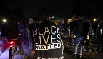 Activists Demonstrate In Sacramento Protesting Against Decision Not To Charge The Police Officers In Stephon Clark Shooting