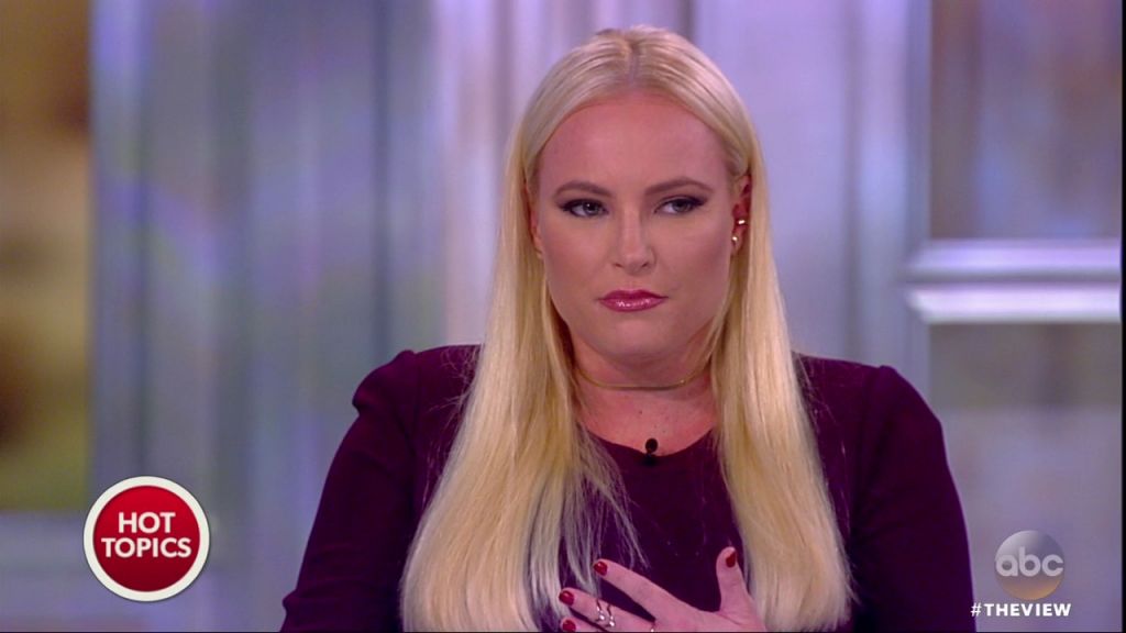 Meghan McCain during an appearance on ABC's 'The View.'