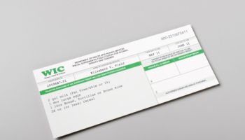 WIC welfare certificate
