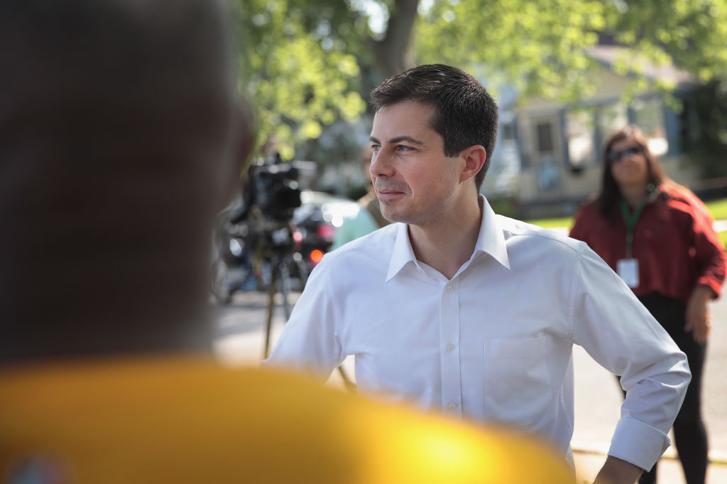 Buttigieg Attends a Community Peace Event as Funeral for Eric Logan is Being Held