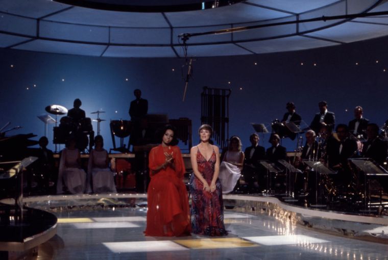 With the legendary Julie Andrews in 1972