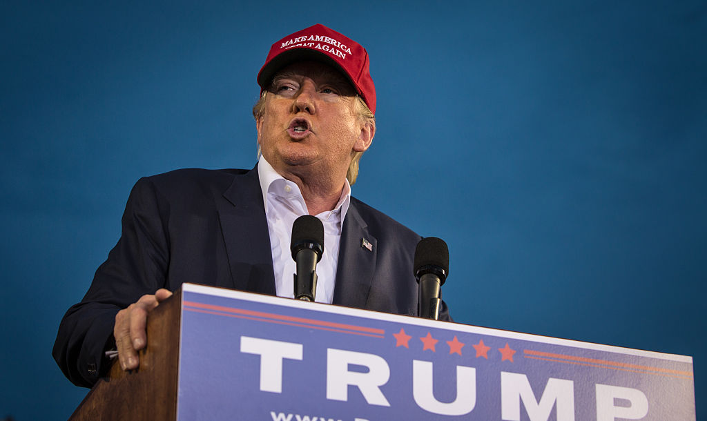 Republican Presidential Candidate Donald Trump's Rally in Mobile Alabama
