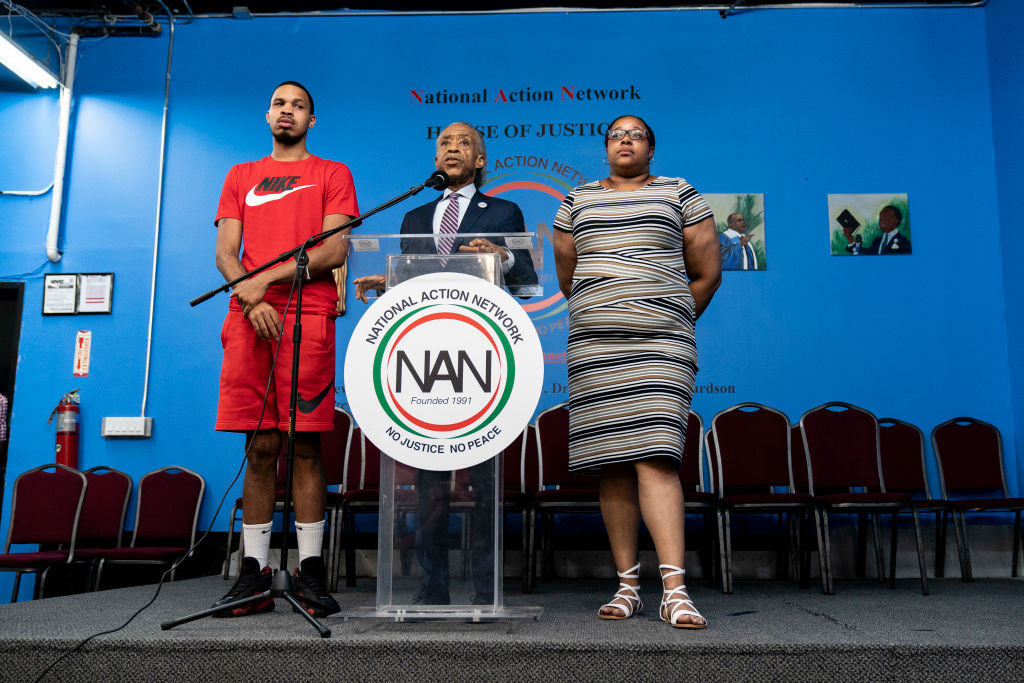 Supporters Of Eric Garner React As Verdict Of NYPD Police Trial Is Released