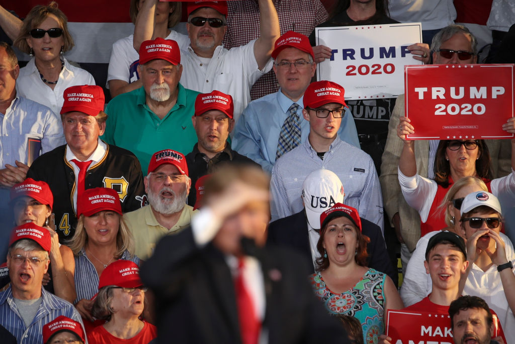 Donald Trump Holds "MAGA" Rally In Central Pennsylvania