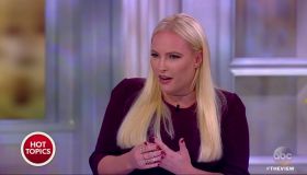 Meghan McCain during an appearance on ABC's 'The View.'