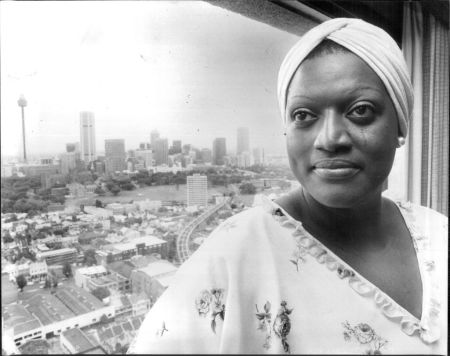 Black American soprano Jessye Norman in Australia to tour with the ABC., at the Hyatt Kingsgate, Kings Cross.La Norman returned to Australia on Saturday. It is five years since the first Jessye Norman tour of Australia which developed into a kind of "Norm