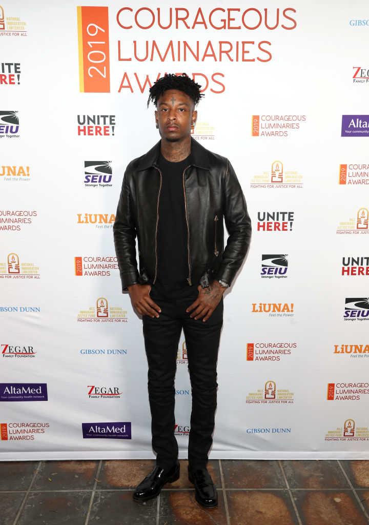 21 Savage honored at NILC Courageous Luminaires Awards