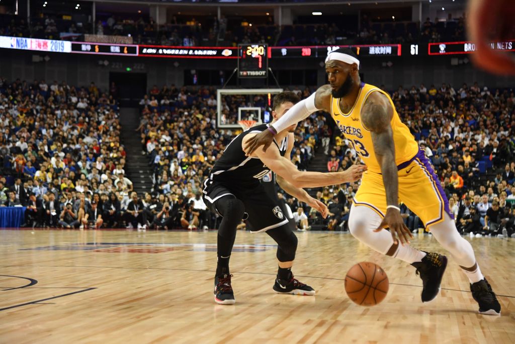 Nba China Games Did Lebron James Teams Shut Up And Dribble Newsone