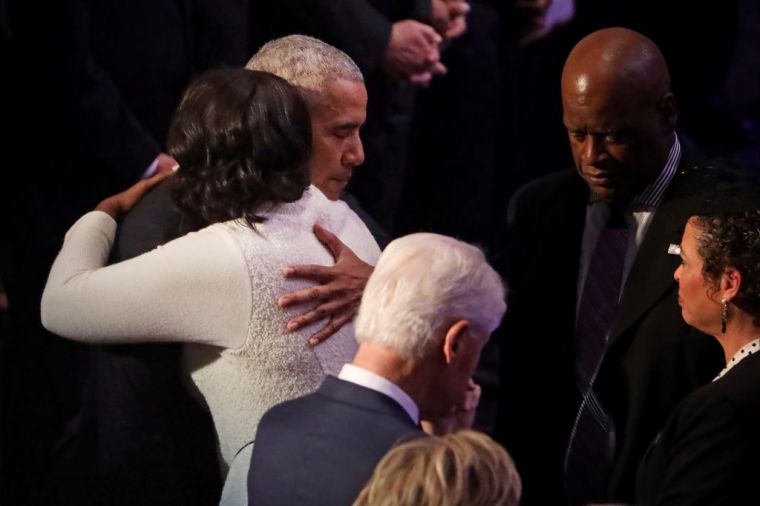 Barack Obama and Maya Rockeymoore Cummings