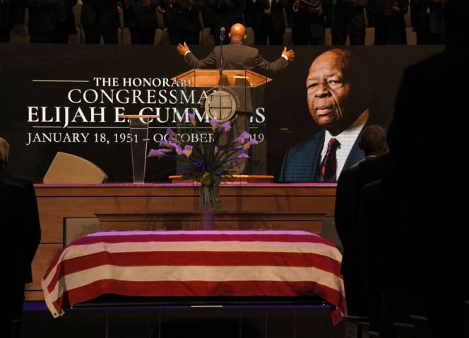 Mourners Attend Funeral Of Rep. Elijah Cummings In Baltimore