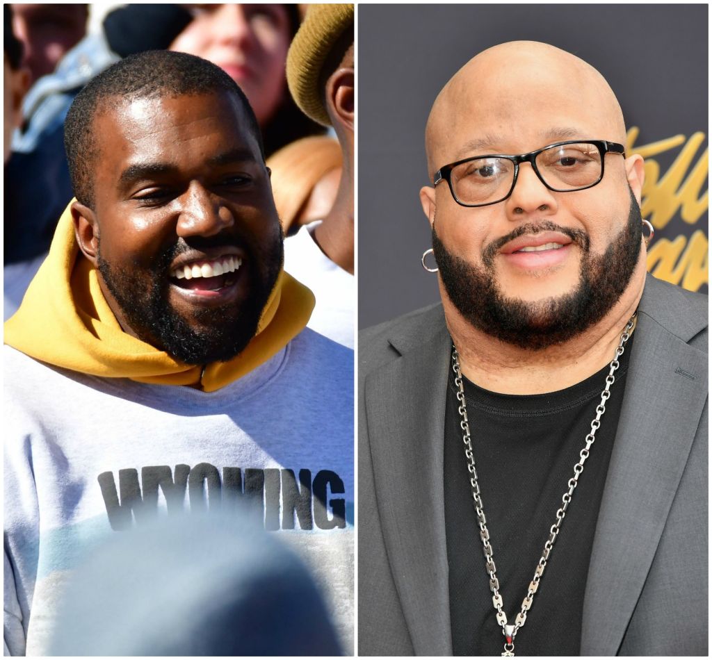 Kanye West and Fred Hammond