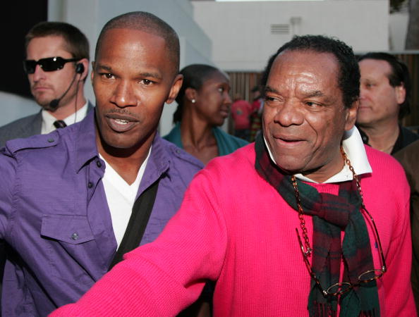 Actors Jamie Foxx (L) and John Witherspoon