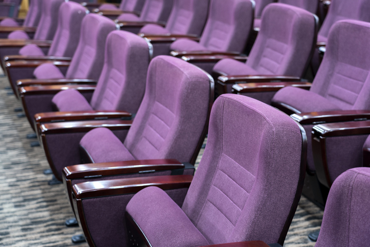 Chairs in lecture hall